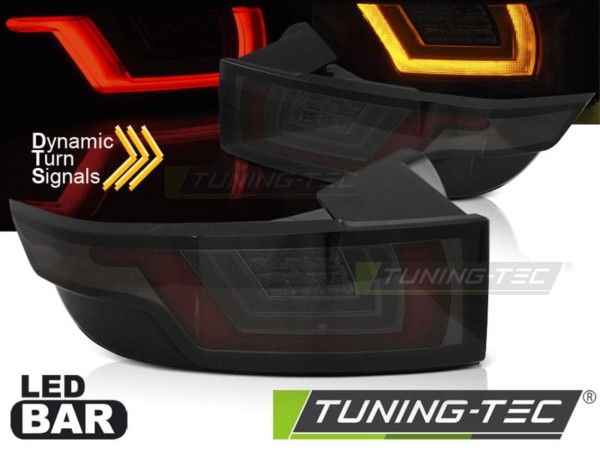 Zadné svetlá LAND ROVER RANGE ROVER EVOQUE 11-18 dymové čierne LED