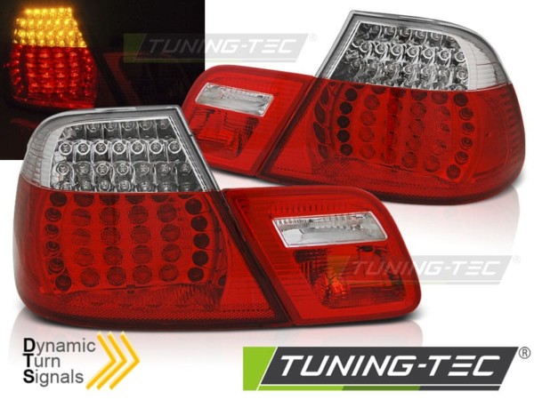 Zadné svetlá LED Červené SEQ pre BMW E46 04.99-03.03 COUPE