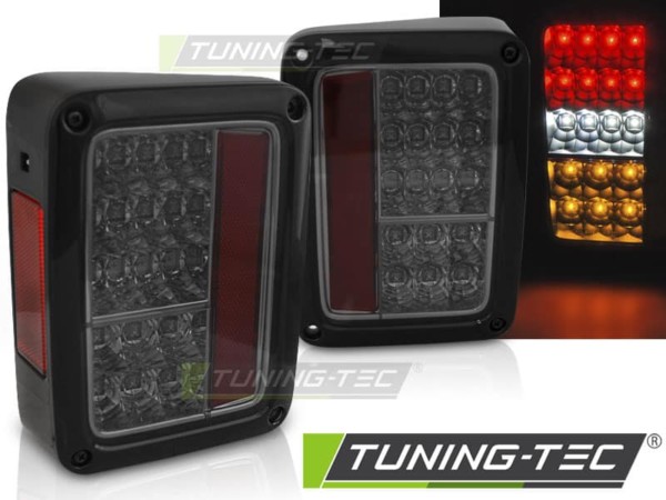 Zadné svetlá CHRYSLER JEEP WRANGLER JK 07-18 LED dymové