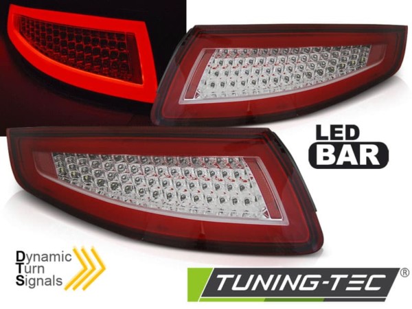 Zadné svetlá LED BAR Červené SEQ pre PORSCHE 911 997 04-09