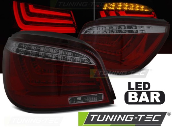 Zadné svetlá LED BAR Červené Dymové pre BMW E60 LCI 07-10