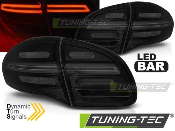 Zadné svetlá LED BAR Dymové SEQ pre PORSCHE CAYENNE 10-15