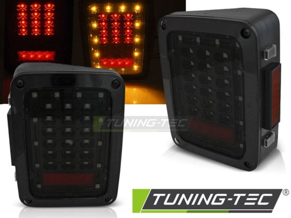 Zadné svetlá CHRYSLER JEEP WRANGLER JK 07-18 LED dymové