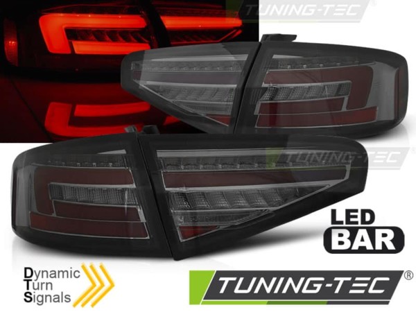 Zadné svetlá LED BAR Dymové SEQ pre AUDI A4 B8 12-15 SEDAN OEM BULB