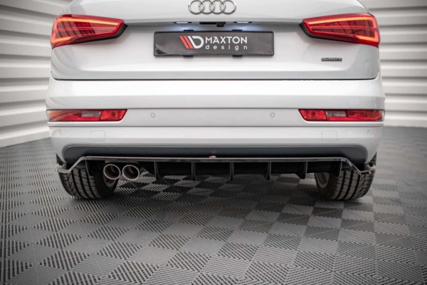MAXTON DESIGN -Spoiler pod zadný nárazník AUDI Q3 S-LINE 8U FACELIFT – Obrázok 3