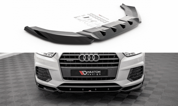 MAXTON DESIGN -Spoiler pod predný nárazník AUDI Q3 S-LINE 8U FACELIFT