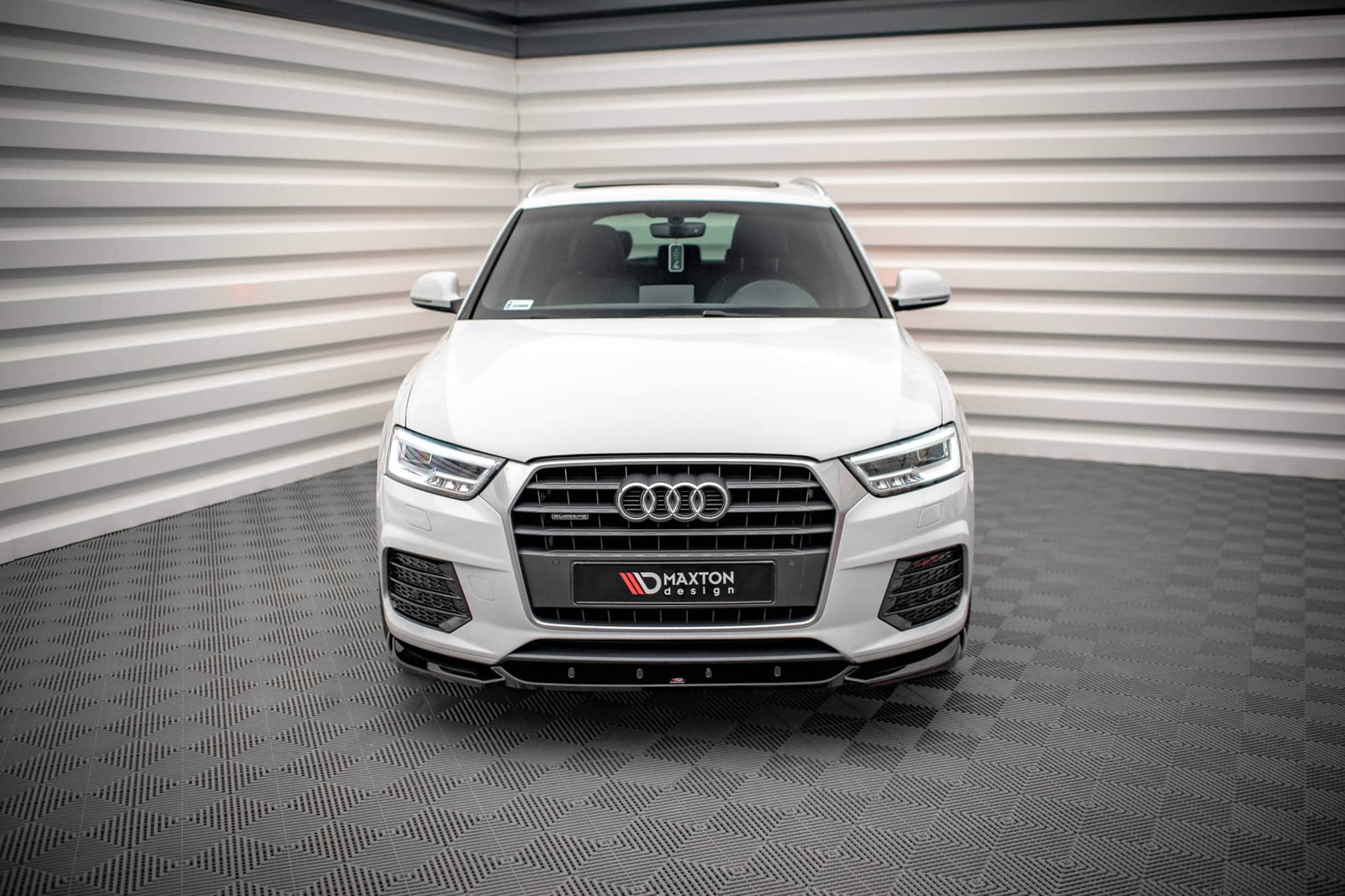 MAXTON DESIGN -Spoiler pod predný nárazník AUDI Q3 S-LINE 8U FACELIFT – Obrázok 2