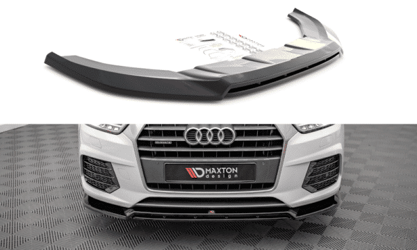 MAXTON DESIGN -Spoiler pod predný nárazník V.2 AUDI Q3 S-LINE 8U FACELIFT