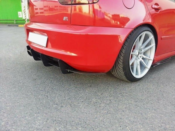MAXTON DESIGN - Difúzor zadného nárazníka Seat Leon Mk1 Cupra , Čierny – Obrázok 4