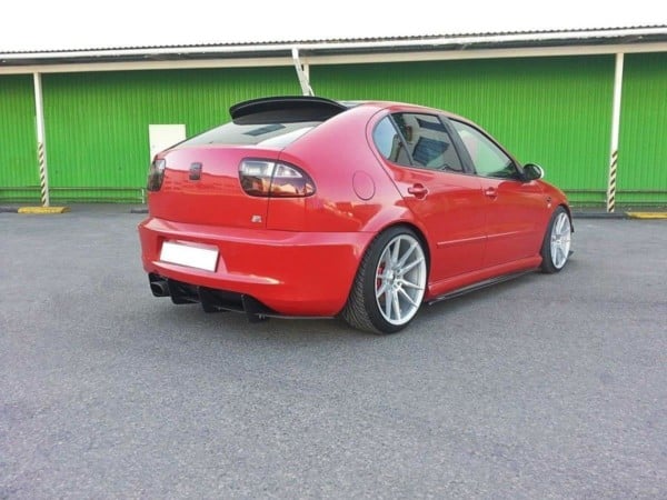 MAXTON DESIGN - Difúzor zadného nárazníka Seat Leon Mk1 Cupra , Čierny – Obrázok 2
