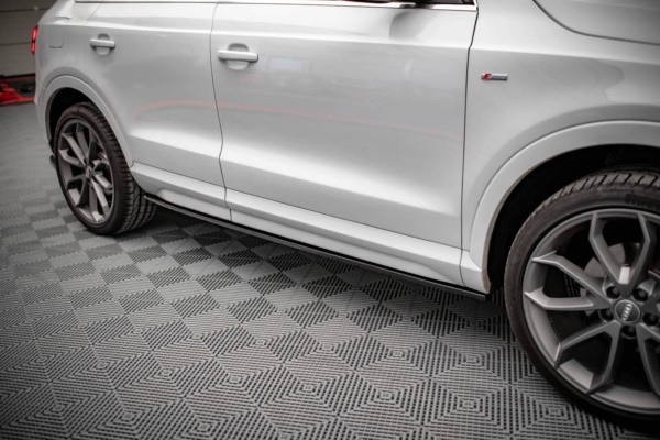 MAXTON DESIGN -Lišty pod bočné prahy AUDI Q3 S-LINE 8U FACELIFT – Obrázok 2