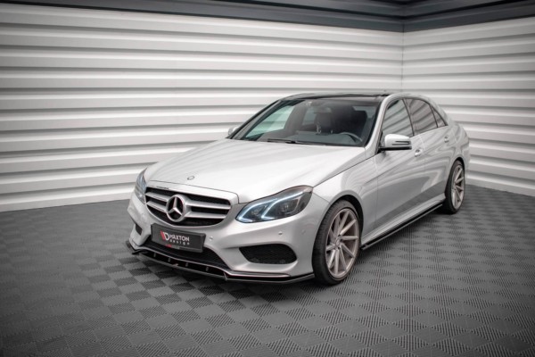 MAXTON DESIGN - Spoiler pod predný nárazník V.2 MERCEDES-BENZ E AMG-LINE SEDAN W212 FACELIFT – Obrázok 4