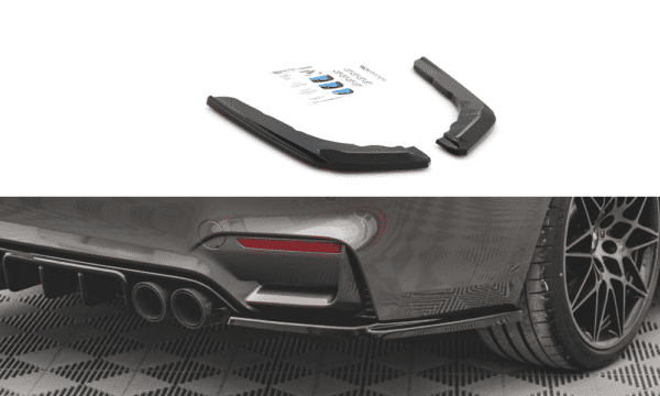 MAXTON DESIGN - Bočné difúzory zadného nárazníka V.2 vhodné pre BMW M4 F82