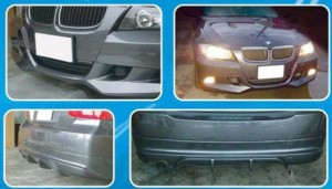 Zadný podnarazník AC pre BMW E90 (05-08) Štandard