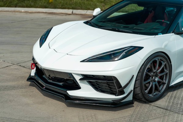 MAXTON DESIGN -Spoiler pod predný nárazník  CHEVROLET CORVETTE C8 – Obrázok 3