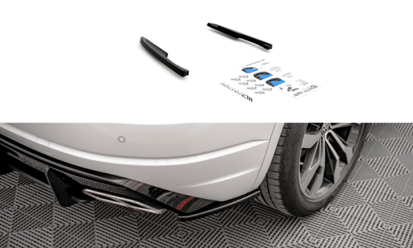 MAXTON DESIGN - Bočné difúzory zadného nárazníka VOLKSWAGEN TOUAREG R-LINE MK3