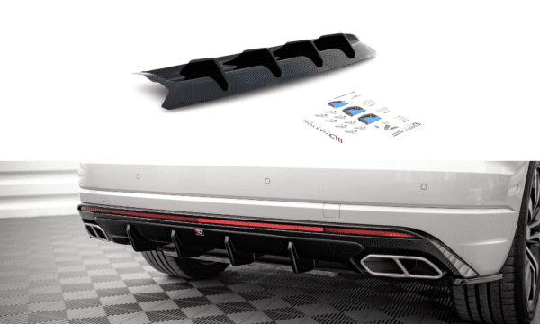MAXTON DESIGN - Difúzor zadného nárazníka VOLKSWAGEN TOUAREG R-LINE MK3