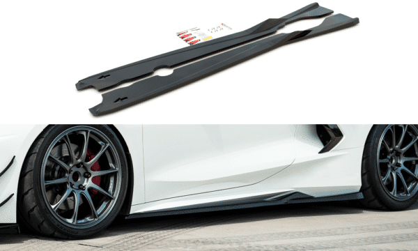 MAXTON DESIGN - Lišty pod bočné prahy CHEVROLET CORVETTE C8
