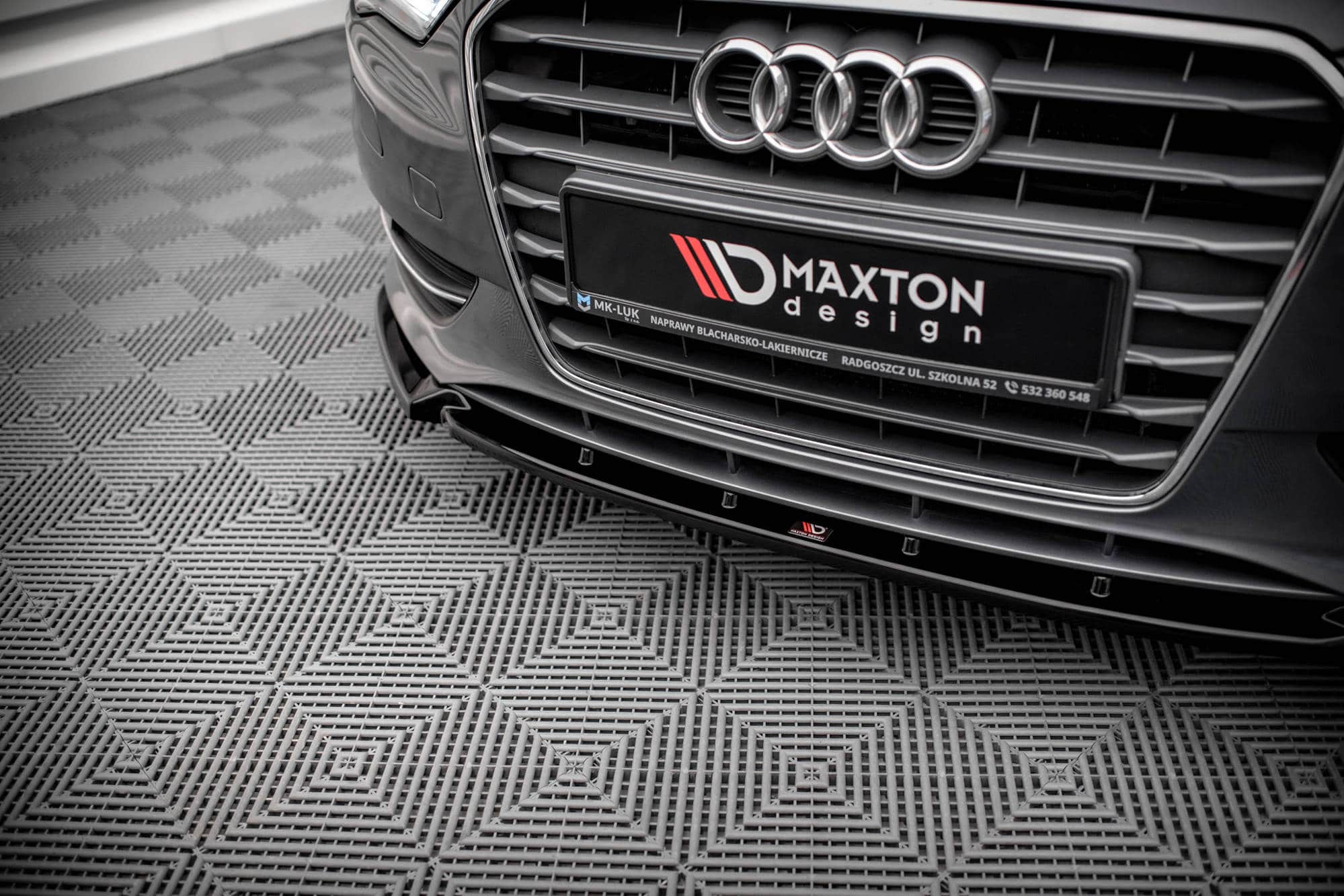MAXTON DESIGN - Spoiler pod predný nárazník AUDI A3 SPORTBACK 8V – Obrázok 3