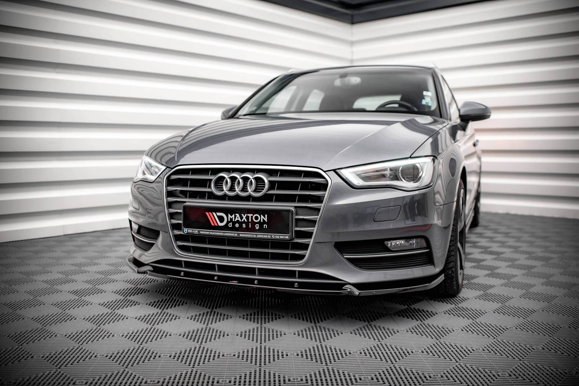 MAXTON DESIGN - Spoiler pod predný nárazník AUDI A3 SPORTBACK 8V – Obrázok 4
