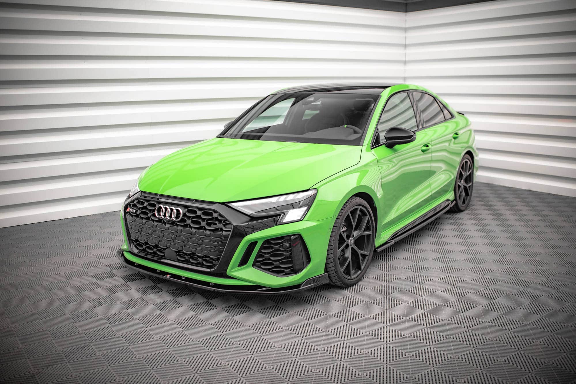 MAXTON DESIGN - Spoiler pod predný nárazník V.2 AUDI RS3 8Y – Obrázok 4