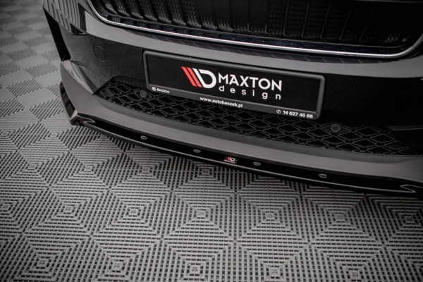 MAXTON DESIGN - Spoiler pod predný nárazník V.2 ŠKODA ENYAQ IV – Obrázok 4