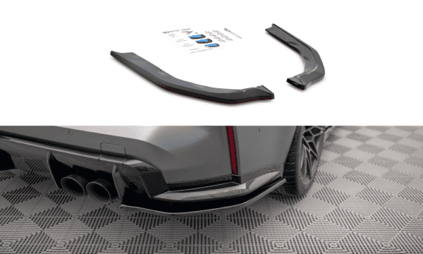 MAXTON DESIGN - Bočné difúzory zadného nárazníka V.2 vhodné pre BMW M3 G80