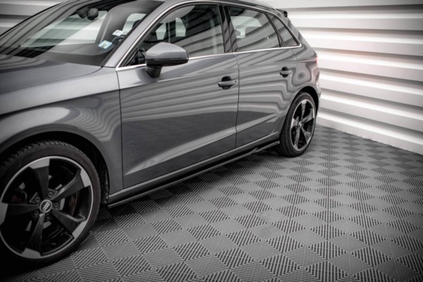 MAXTON DESIGN - Lišty pod bočné prahy AUDI A3 SPORTBACK 8V – Obrázok 3