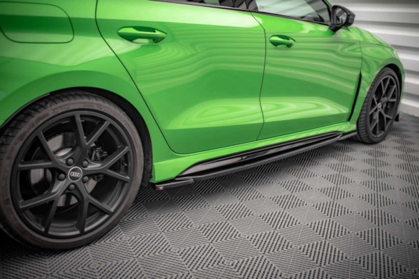 MAXTON DESIGN - Lišty pod bočné prahy AUDI RS3 SEDAN 8Y – Obrázok 4