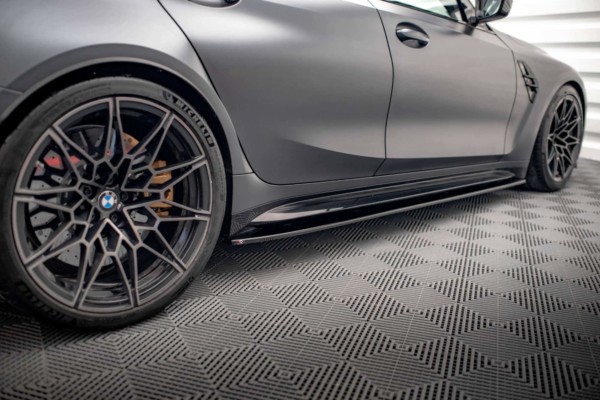 MAXTON DESIGN - Lišty pod bočné prahy V.1 vhodné pre BMW M3 G80 – Obrázok 2