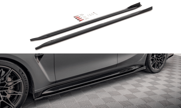 MAXTON DESIGN - Lišty pod bočné prahy V.2 vhodné pre BMW M3 G80