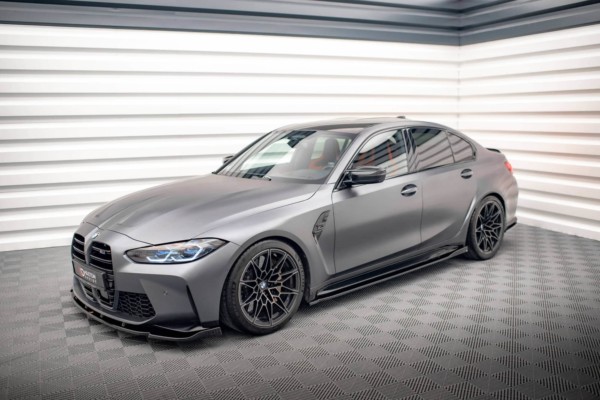 MAXTON DESIGN - Lišty pod bočné prahy V.2 vhodné pre BMW M3 G80 – Obrázok 2