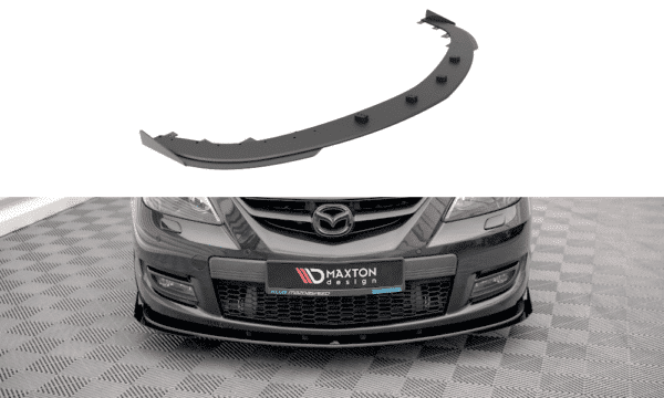 MAXTON DESIGN - STREET PRO Spoiler pod predný nárazník V.1 + FLAPS MAZDA 3 MPS MK1