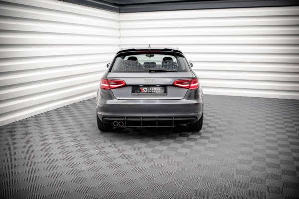 MAXTON DESIGN - STREET PRO Difúzor zadného nárazníka AUDI A3 SPORTBACK 8V – Obrázok 2