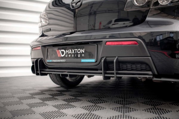 MAXTON DESIGN - STREET PRO Difúzor zadného nárazníka MAZDA 3 MPS MK1 – Obrázok 3