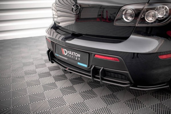 MAXTON DESIGN - STREET PRO Difúzor zadného nárazníka MAZDA 3 MPS MK1 – Obrázok 4