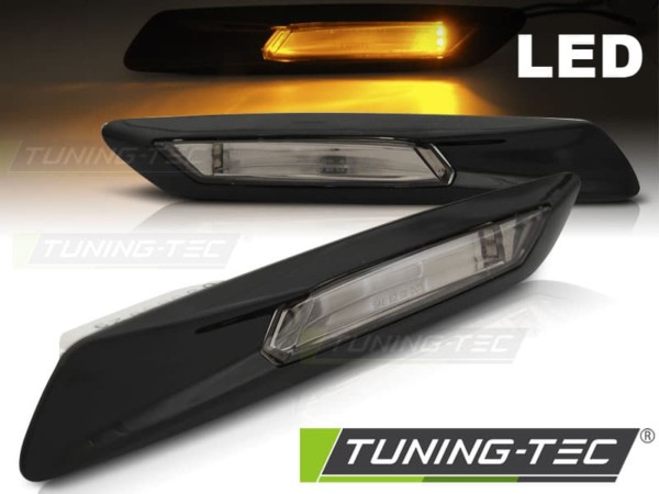 Smerovky Čierne LED preBMW F10/F11 10-13