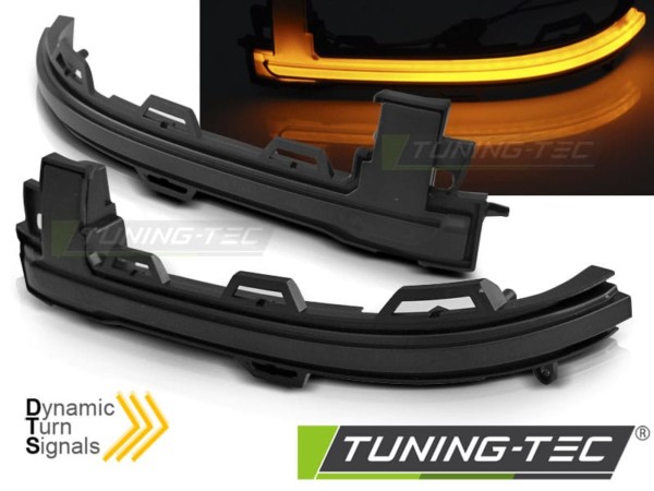 Smerovky do spätných zrkadiel dymové LED SEQ pre BMW X3/ X4/ X5/ X6