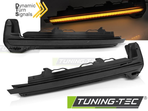 Smerovky do spätných zrkadiel dymové LED SEQ pre AUDI TT 16-18 / R8 16-18