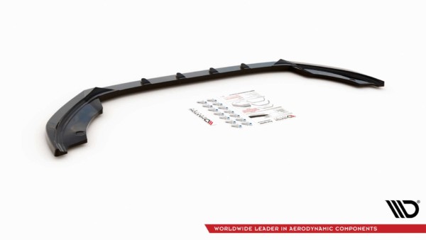 MAXTON DESIGN - Spoiler pod predný nárazník v.1 SEAT IBIZA MK5, Čierny lesk – Obrázok 5