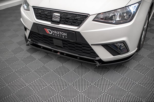 MAXTON DESIGN - Spoiler pod predný nárazník v.1 SEAT IBIZA MK5, Čierny lesk – Obrázok 4