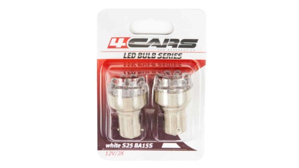 4CARS LED ŽIAROVKA 12LED 12V BA15S – Obrázok 2