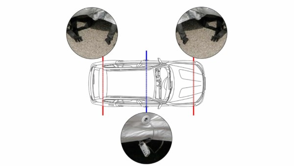 4CARS Autoplachta proti krupobitiu - bavlnená podšívka - SUV L – Obrázok 5