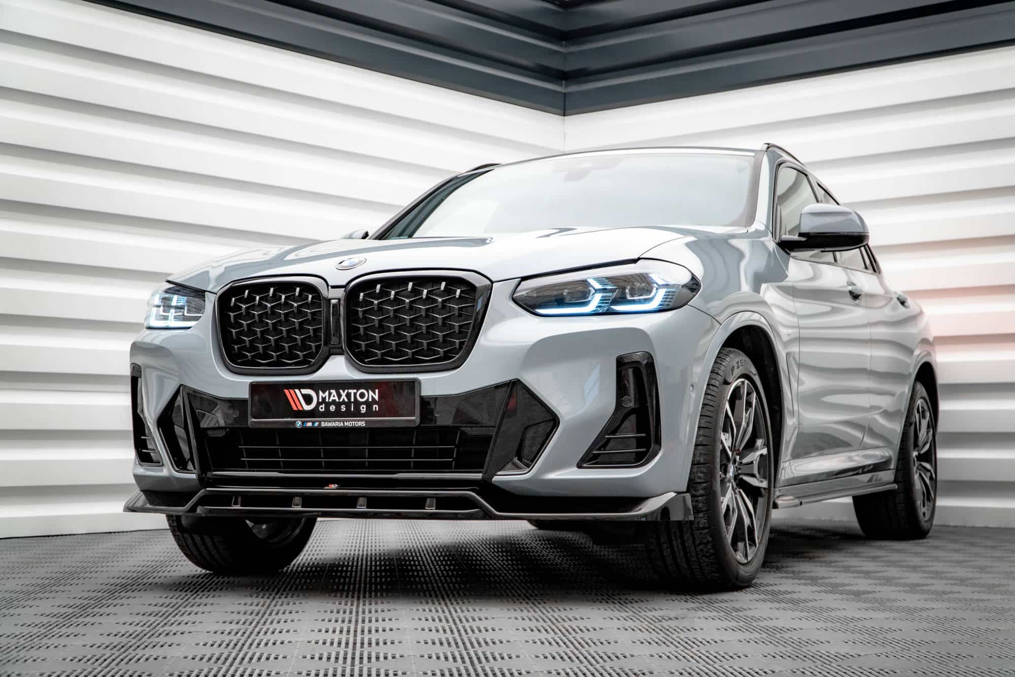 MAXTON DESIGN - Spoiler pod predný nárazník V.1 vhodné pre BMW X4 M-PACK G02 FACELIFT – Obrázok 2