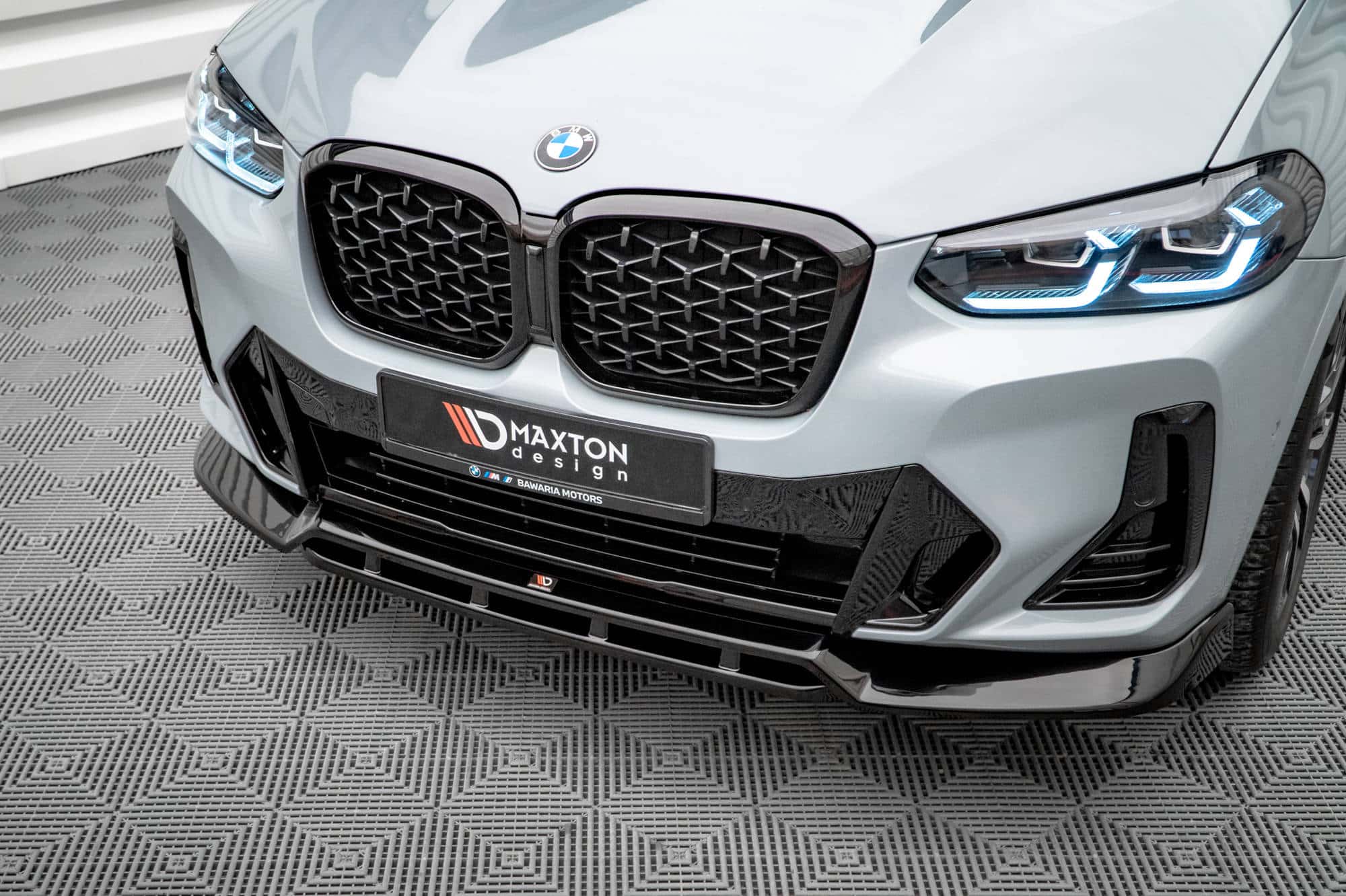 MAXTON DESIGN - Spoiler pod predný nárazník V.1 vhodné pre BMW X4 M-PACK G02 FACELIFT – Obrázok 4