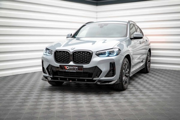 MAXTON DESIGN - Spoiler pod predný nárazník V.2 vhodné pre BMW X4 M-PACK G02 FACELIFT – Obrázok 2