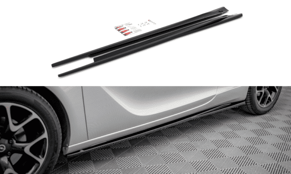 MAXTON DESIGN - Lišty pod bočné prahy OPEL ASTRA GTC OPC-LINE J