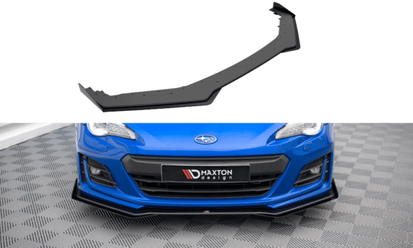 MAXTON DESIGN - Spoiler pod predný nárazník + čierne lesklé splitre SUBARU BRZ MK1 FACELIFT