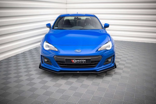 MAXTON DESIGN - Spoiler pod predný nárazník + čierne lesklé splitre SUBARU BRZ MK1 FACELIFT – Obrázok 2