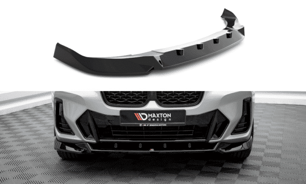 MAXTON DESIGN - Spoiler pod predný nárazník V.2 vhodné pre BMW X4 M-PACK G02 FACELIFT